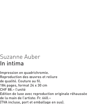 Suzanne Auber In intima  Impression en quadrichromie. Reproduct